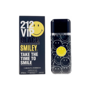 Carolina Herrera 212 VIP Black Smiley Take The Time To Smile EDT 100ml For Men